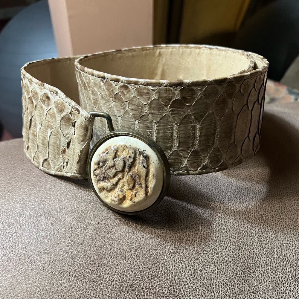 Morris Moskowitz vintage reptile belt